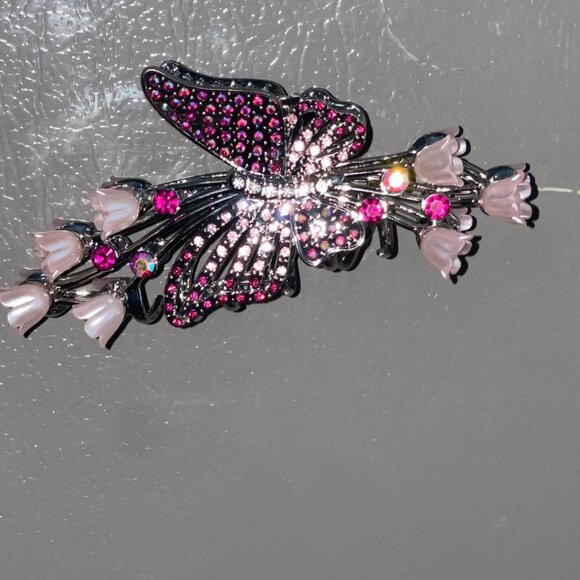 10pc Jewelry bundle hair clips earrings necklace - Picture 12 of 16